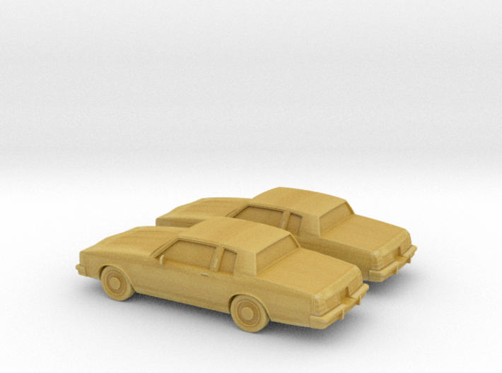 1/160 2X 1980-85 Oldsmobile Delta 88 Coupe 3d printed 