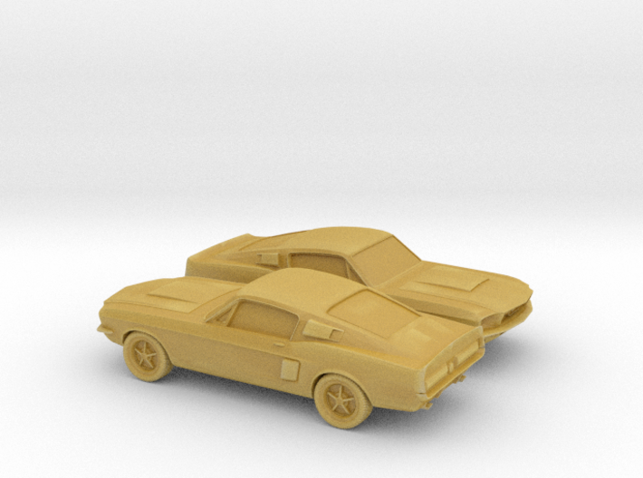 1/160 2X 1966 Ford Mustang 3d printed 