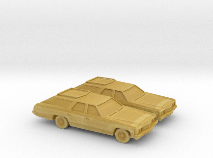 1/160 2X 1973 Chevrolet Caprice Classic Station Wa 3d printed 