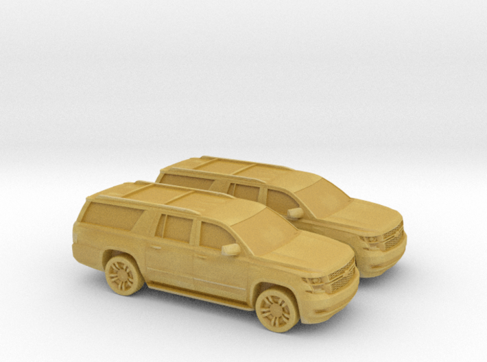 1/160 2X 2015 Chevrolet Suburban 3d printed 