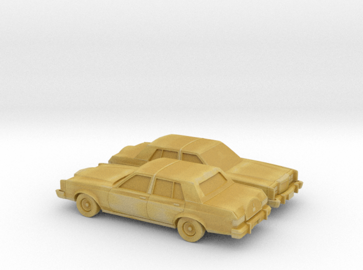 1/160 2X  1977-80  Lincoln Versailles 3d printed 