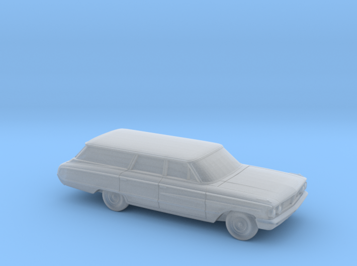 1/87 1964 Ford Country Squire Station Wagon 3d printed