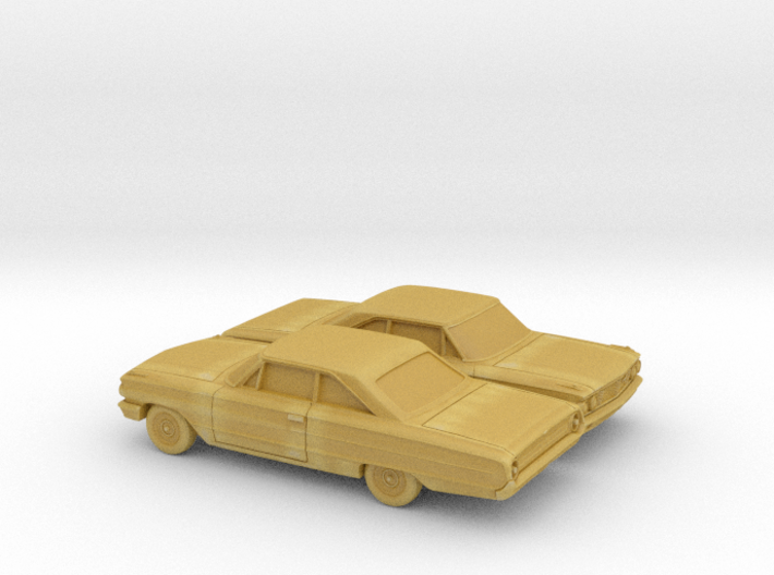 1/160 2X 1964 Ford Galaxie Coupe 3d printed