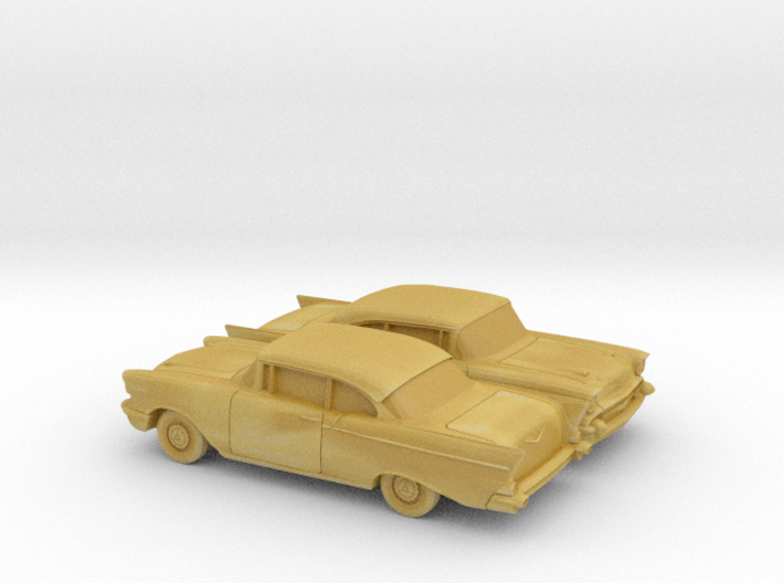 1/160 2X 1957 Chevrolet One Fifty Coupe 3d printed