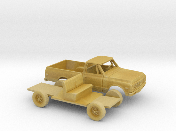 1/160 1970-72 Chevy C-Series Short Bed Kit 3d printed