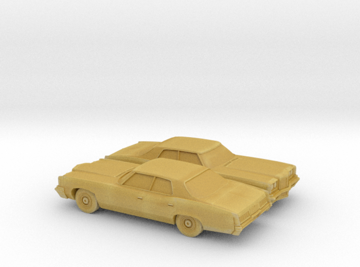 1/160 2X 1972 Pontiac Catalina Sedan 3d printed 