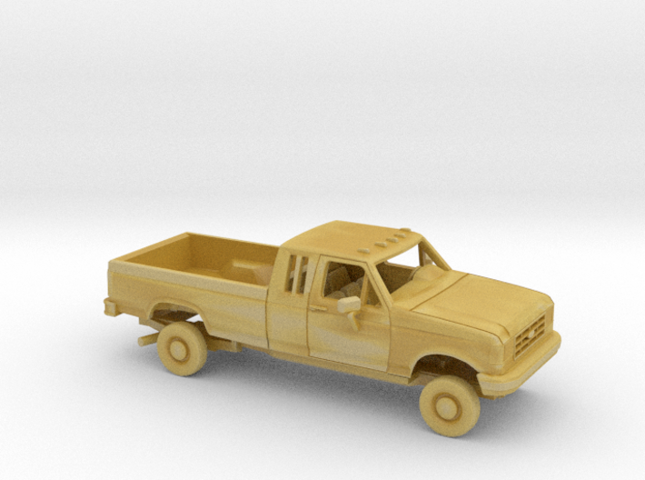 1/160 1987-91 Ford F-Series Ext. Cab Reg Bed Kit 3d printed