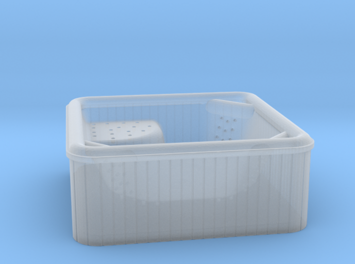 Jacuzzi - Outdoor Hot Tub (1:48 O scale) 3d printed