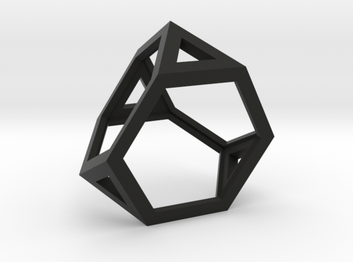 Truncated tetrahedron 3d printed