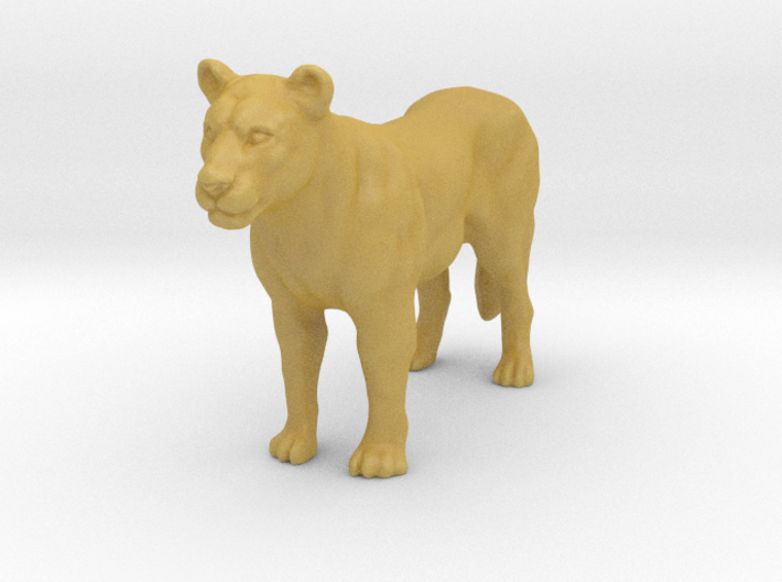 Printle Animal Lioness - 1/87 3d printed