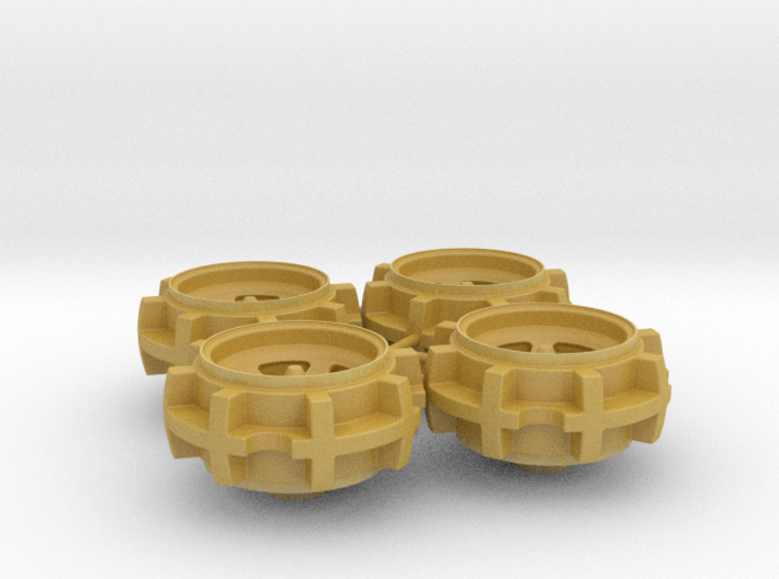 Bassett 5 Hole Diecast Wheel Set 3d printed 