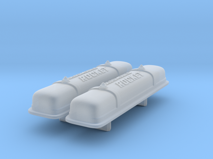 1/25 Oldsmobile Valve Covers (with script) 3d printed
