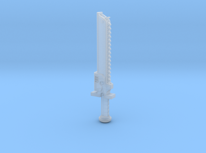 Action Figure Chainsword - Left Handed 3d printed