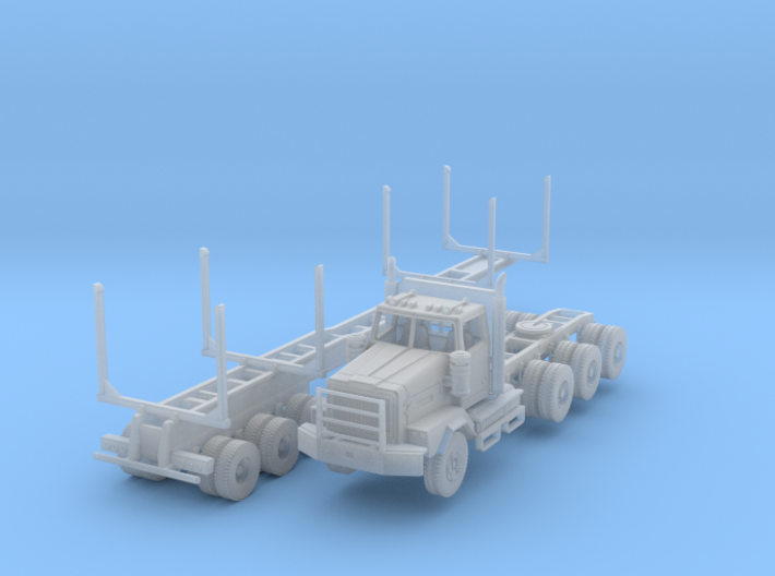 WS 4900XD Tri-Axle Logger N Scale 3d printed