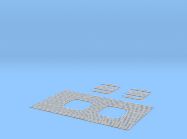 DeAgo Millennium Falcon floor grille + covers ESB 3d printed 