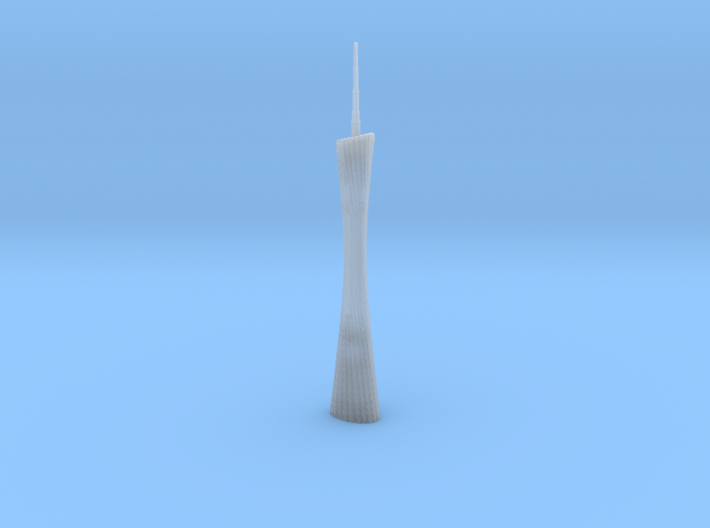 Canton Tower - Guangzhou (1:4000) 3d printed