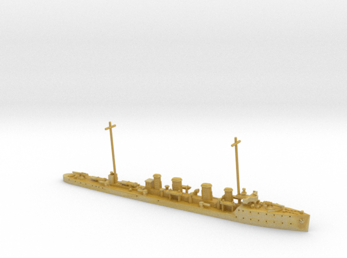SMS Csepel 1/1250 (with mast) 3d printed 