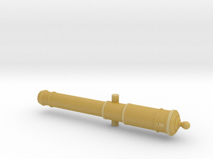 18th Century 6# Cannon Naval Carriage Only 1/24 3d printed
