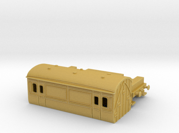 HO/OO Hornby Works Unit/Baggage Coach Chain 3d printed