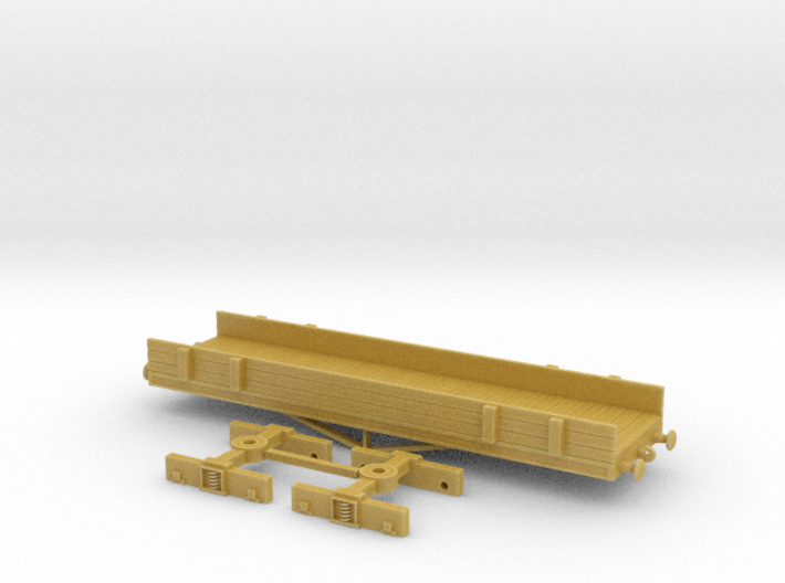 HO/OO CCT Bogie Flatbed V2.5 Chain REDUX 3d printed