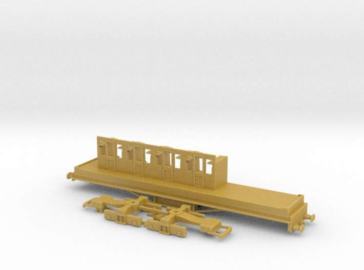 HO/OO NEW Maunsell Brake Chassis Bachmann S1 v2 3d printed