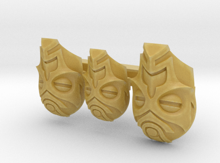 FOD-03-Fantasy Masks Pack for 6'' and 7'' Figures 3d printed