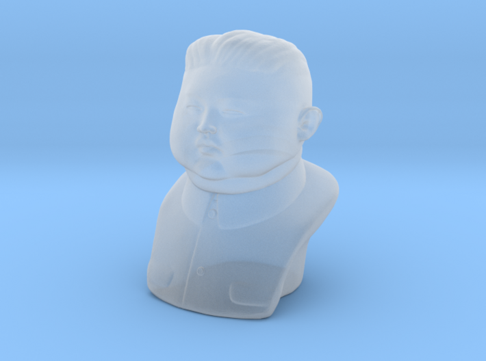 Kim Jong-un bust - smalle version 3d printed
