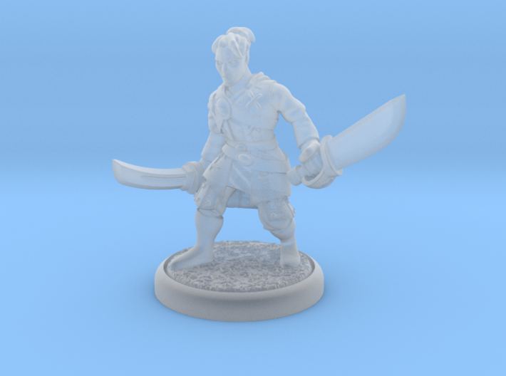 Sword fighter 3d printed