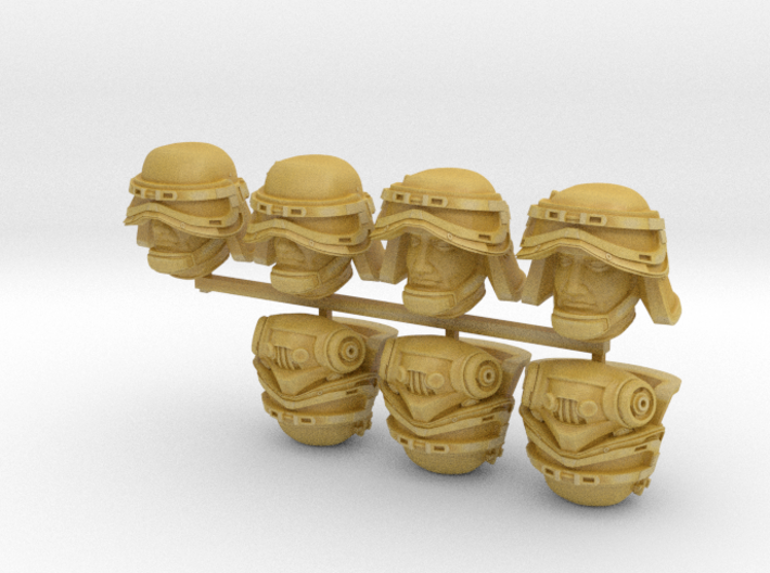 Filthy Bucketheads (x7 w/ Variants) 3d printed 