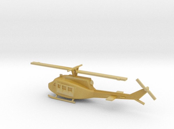 1/300 Scale UH-1D Model 3d printed