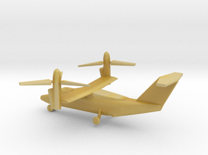 1/600 Scale AW609 Tilt Rotor Aircraft 3d printed