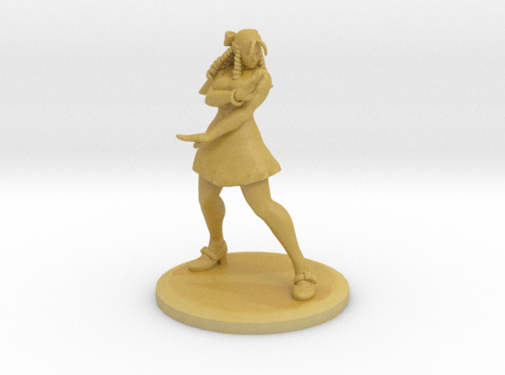 Karin W/ Base (Street Fighter V Fan Art) 3d printed 