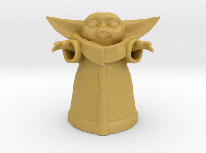 Baby Yoda (20mm) 3d printed 