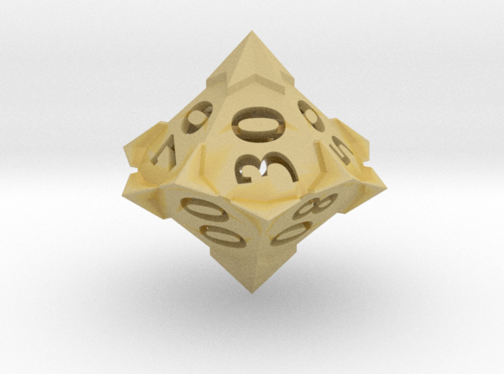 'Starry' 10D10 Die (Decader of Percentile D10) 3d printed