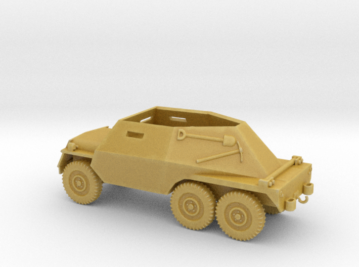 1/72 Scale 6x6 Jeep MT T24 Armored Scout Car 3d printed