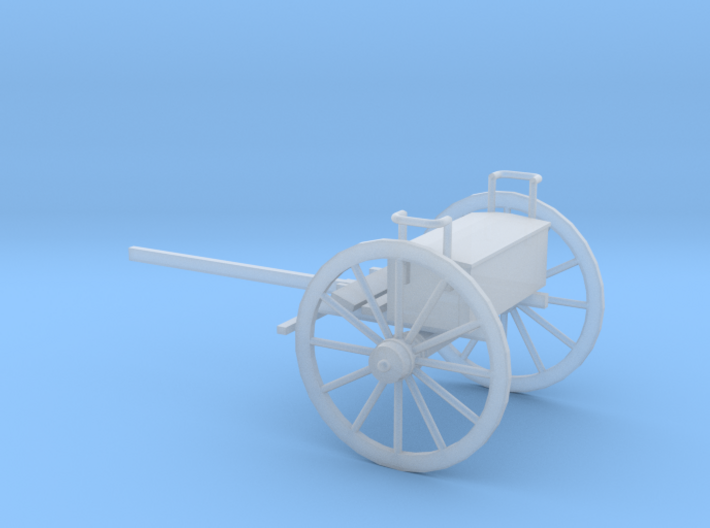1/87 Scale Civil War Artillery Limber 3d printed