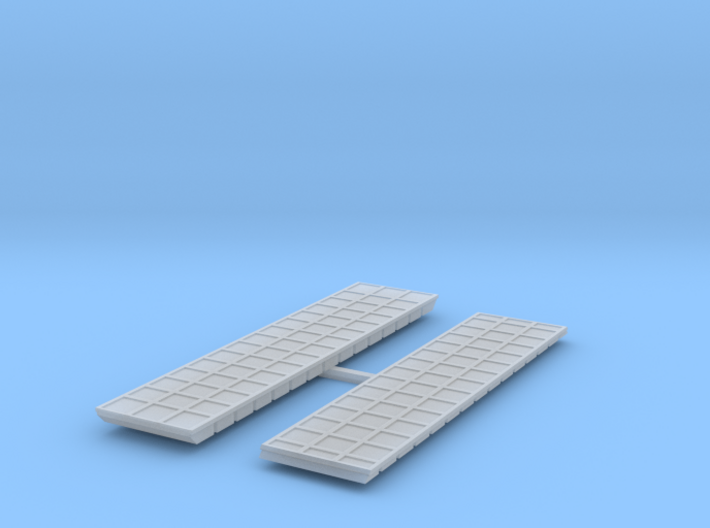 P1 Barge Causeway Section No Ramp 3x15 1to285 3d printed
