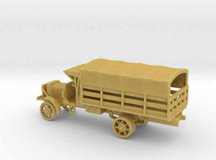 1/100 Scale Liberty Truck Cargo with Cover 3d printed