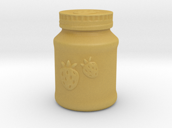 Mason Jar Of Jam 3d printed
