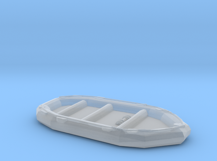 1/87 Scale 10 Person Inflatable Landing Boat 3d printed