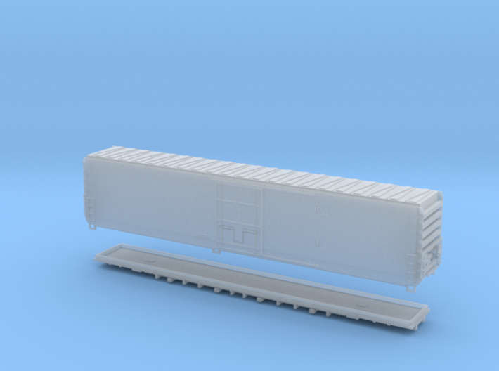 HO Scale 70 ft Cryo-Trans Reefer 3d printed
