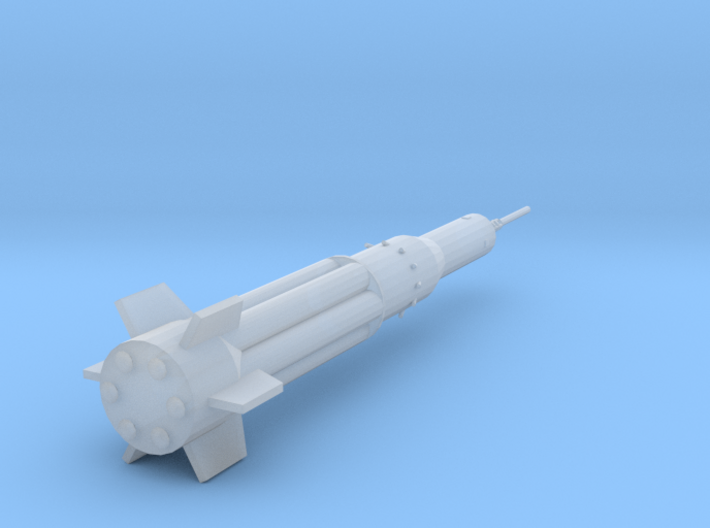 1/1000 Scale Saturn Rocket SA-9 3d printed