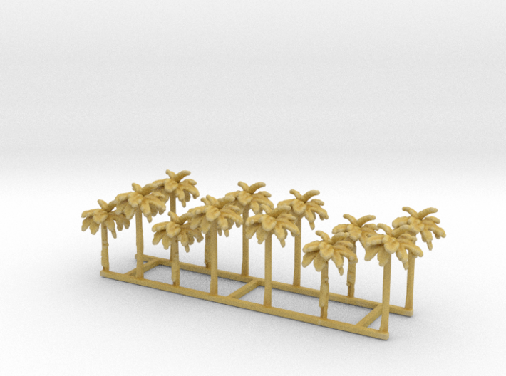 1/1500 Scale Palm Trees set of 12 3d printed