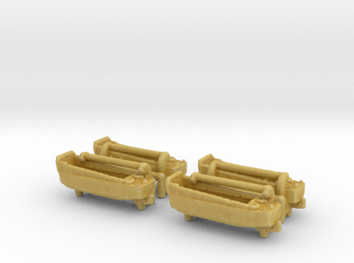 1/700 Scale Davits with LCVP 3d printed
