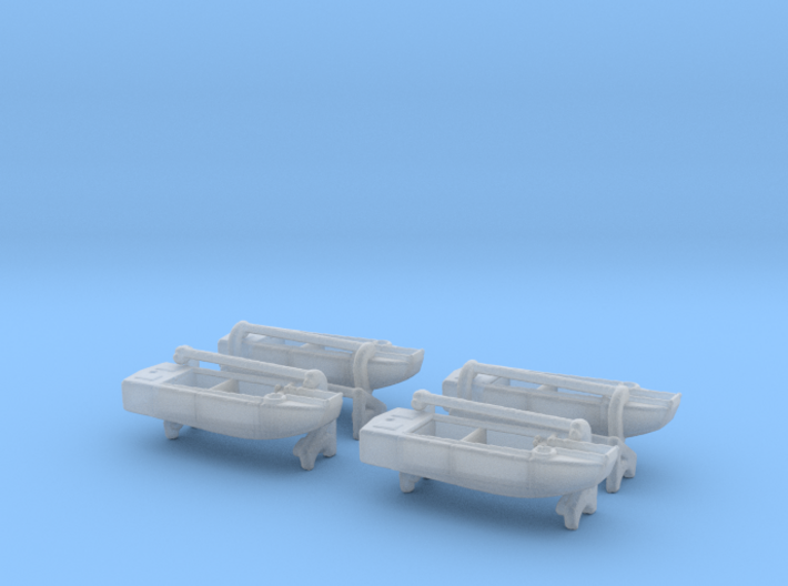 1/350 Scale Davits with LCP 3d printed