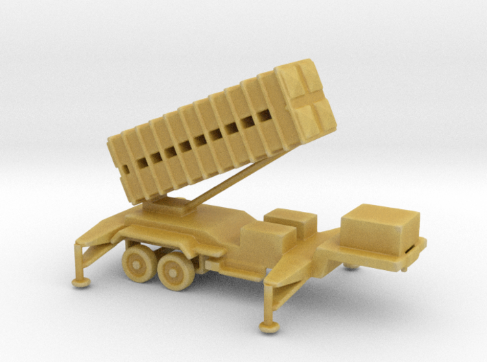 1/128 Scale Patriot Missile Launcher Trailer 3d printed