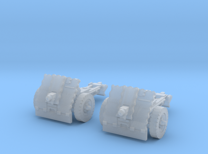leIG 7,5cm scale 1/87 (2 pieces) 3d printed