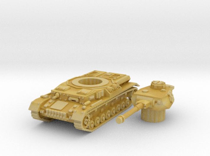 panzer IV G scale 1/160 3d printed