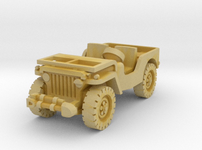 Jeep airborne scale 1/144 3d printed