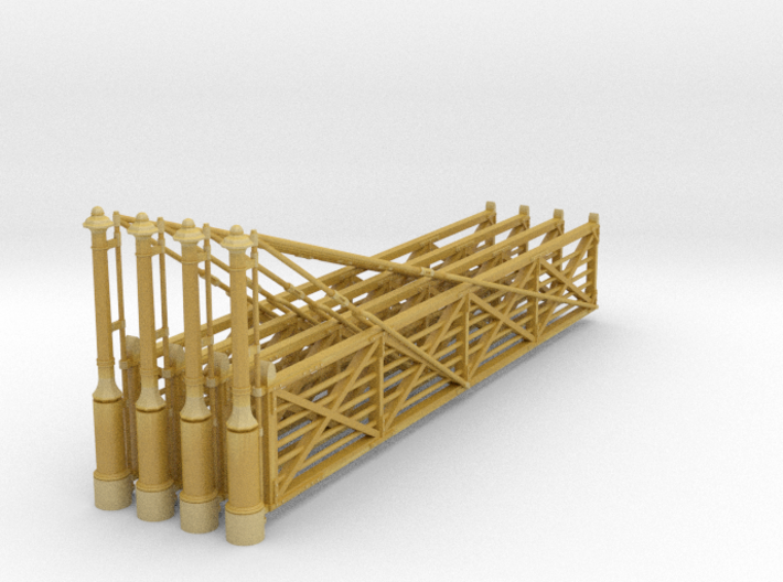 VR #3 Crossing Gates 26' (4 Pack) 1-87 Scale 3d printed 